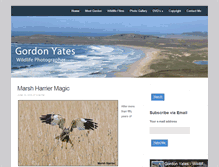 Tablet Screenshot of gordon-yates.com